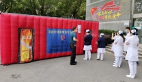 我院开展火灾现场疏散逃生模拟体验