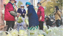 《襄阳日报》爱心蔬菜送医护人员