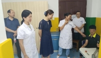 襄阳市残联副理事长王竞到康复院区调研